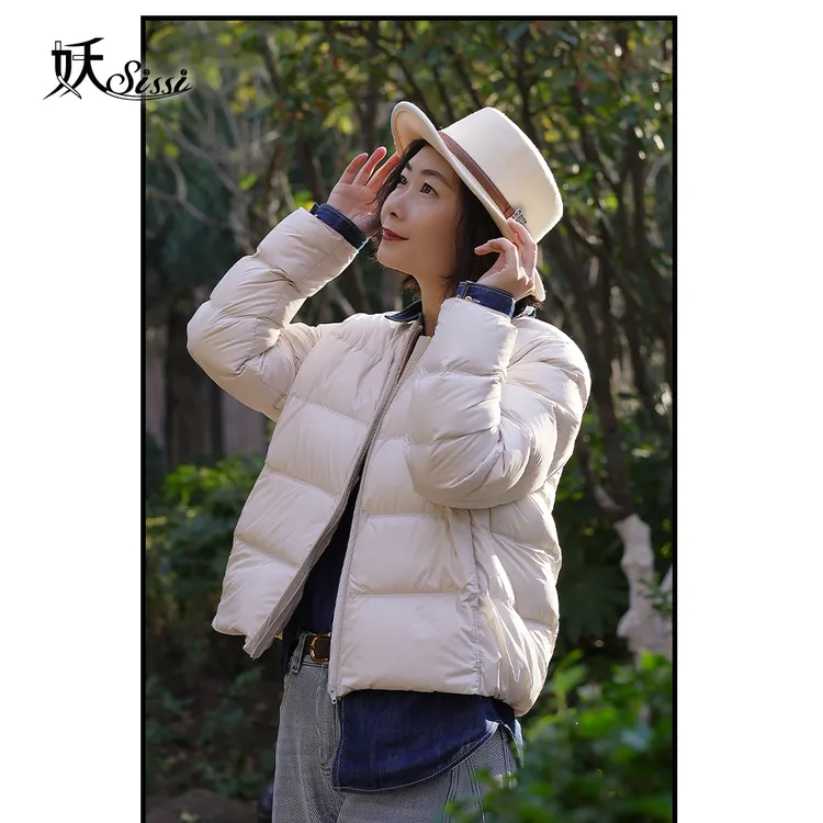 25AW防水横衍缝无领羽绒服