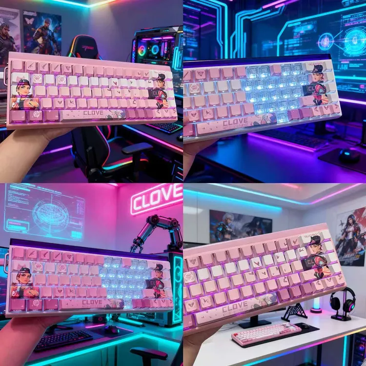 暮蝶2.0键帽侧刻透光ace68 x87 MT87醉鹿a75 迈从jet75 65 87等