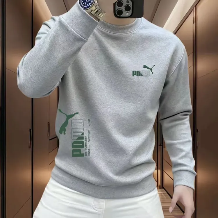 高品质重磅圆领卫衣秋冬长袖加绒帅街头休闲秋季时尚男士上衣