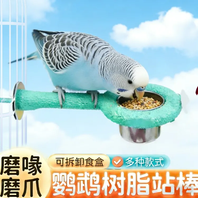 鹦鹉站棒秋千虎皮牡丹玄凤磨爪站杆站架鸟笼用品配件SXH