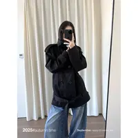 SUNONEONE 【廓形序曲】立领大阔版中长款双排扣风衣外套女 D0326W