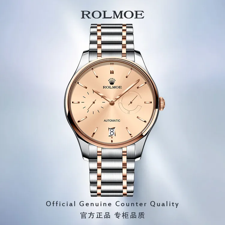 官方正品勞力士男士全自动机械表休闲防水简约时尚款LOEGSINS腕表