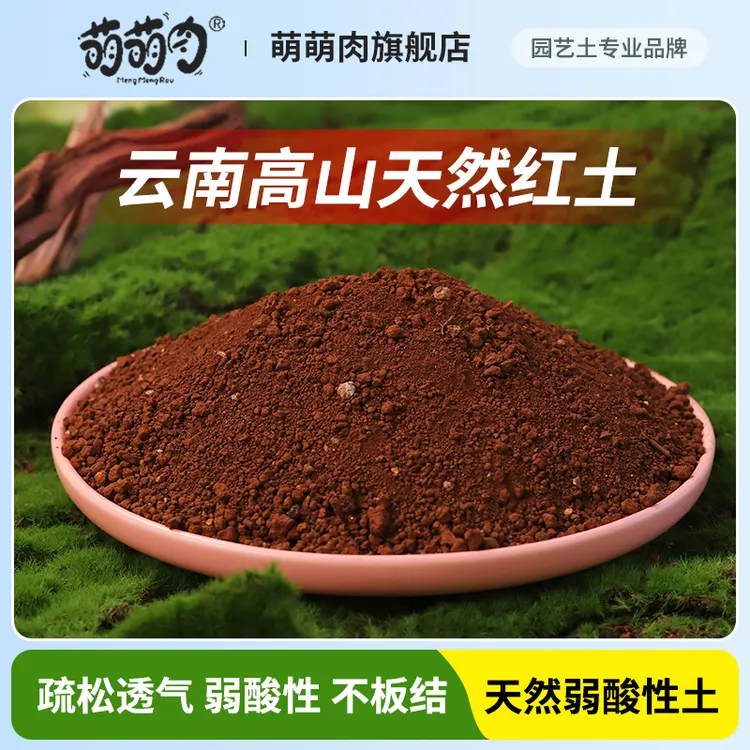 云南高原酸性小颗粒红土茶花茉莉花清香木各种盆栽花卉营养专用土