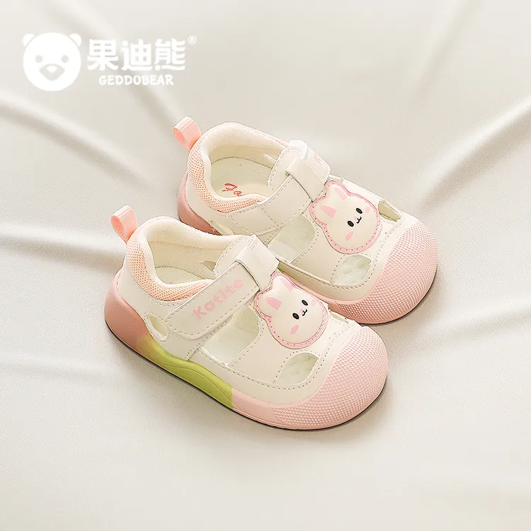 宝宝凉鞋透气舒适防滑软底可爱小兔夏季1一3岁运动女婴儿男学步鞋