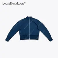 LUCASEMILYLOUIE欢姐0220平平无奇通勤拉链落肩校服外套2510834