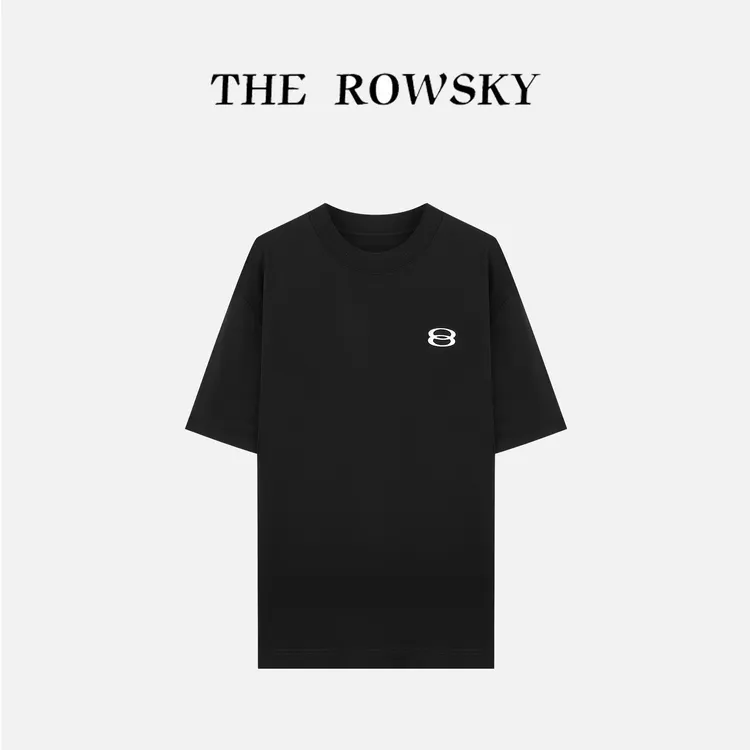 THE ROWSKY杨圣坤男士夏季时尚百搭休闲潮流圆领短袖T恤SK2561180