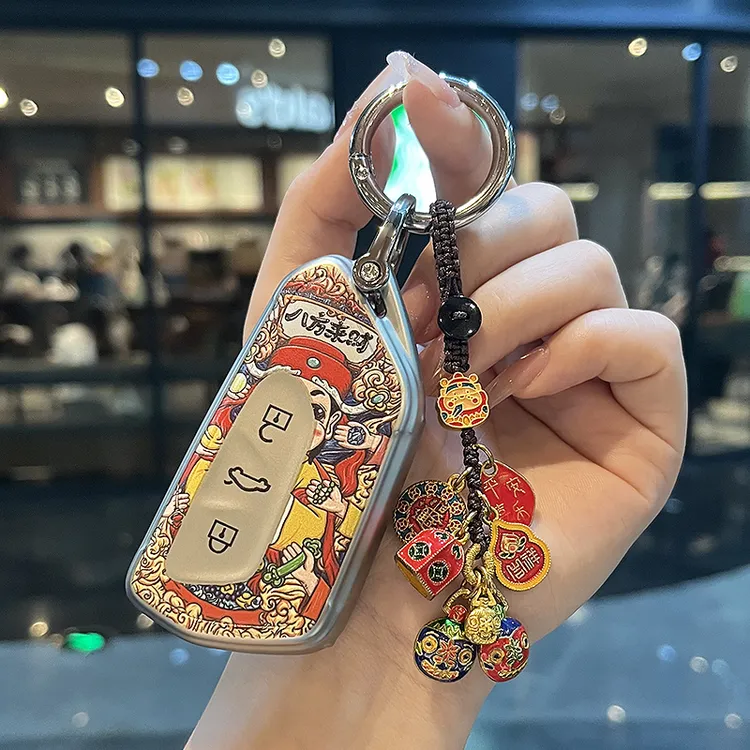 大众高尔夫8钥匙套id4速腾凌渡L揽巡宝来id3揽境车id6途昂x国风扣