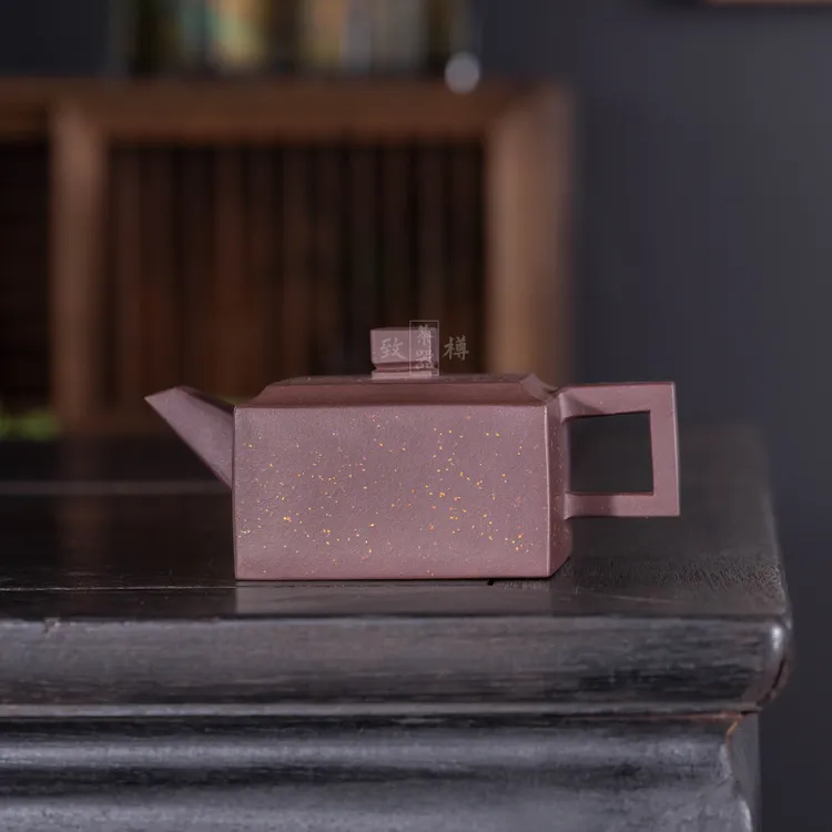 原矿紫砂方山逸士小方器全手制作茶具茶壶礼品家用紫砂壶