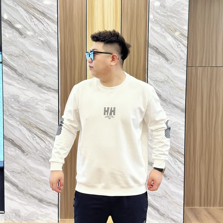 大码男装 秋季新款 潮流时尚卫衣72697字母