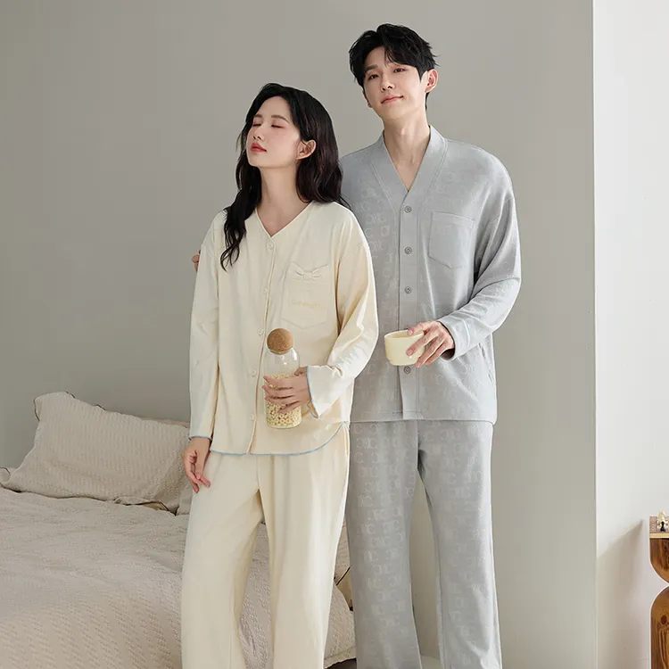 德绒情侣睡衣女秋冬季长袖保暖2025新款男生冬天可外穿家居服套装