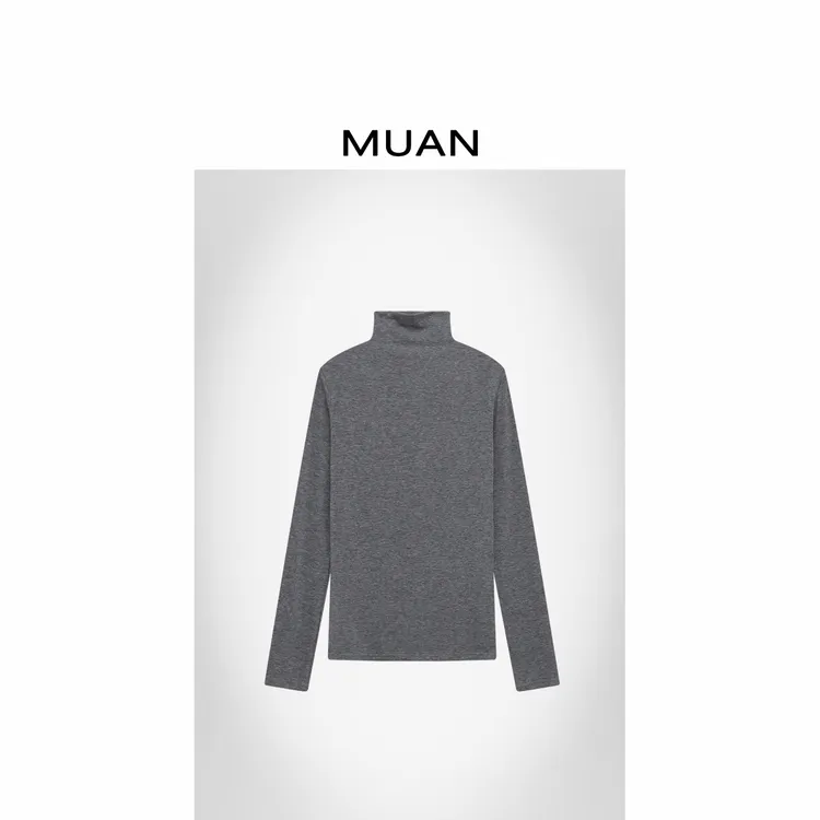 木岸MUAN：《哥迪打底》定制百搭简约高级宽松打底上衣女CQ-JD-8353