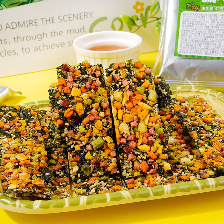 果蔬海苔脆即食果蔬干菜干办公室下午茶儿童休闲零食独立小包装