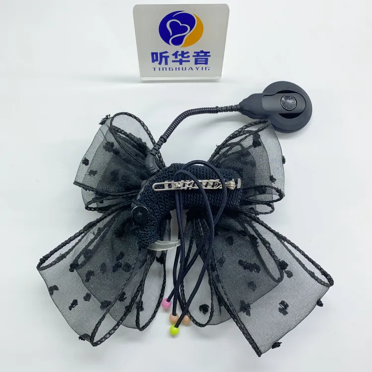 耳蜗套头花发夹款澳大利亚奥地利美国诺尔康力声特手工钩织耳蜗套