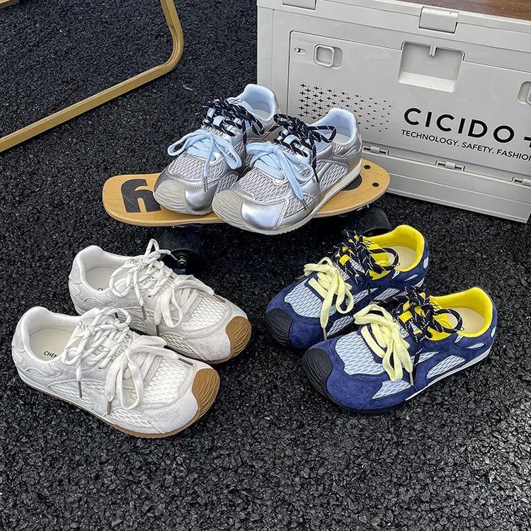 辰小六【渔网歪头德训鞋】巴黎时装秀设计师款时尚百搭休闲鞋