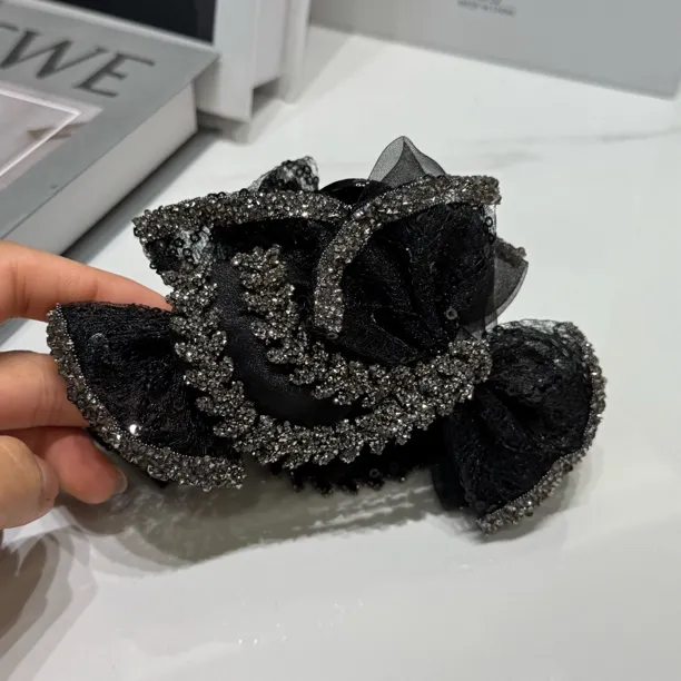 【倩倩严选】高级感蝴蝶麦穗发夹女显发量发卡后脑勺盘发鲨鱼夹头饰