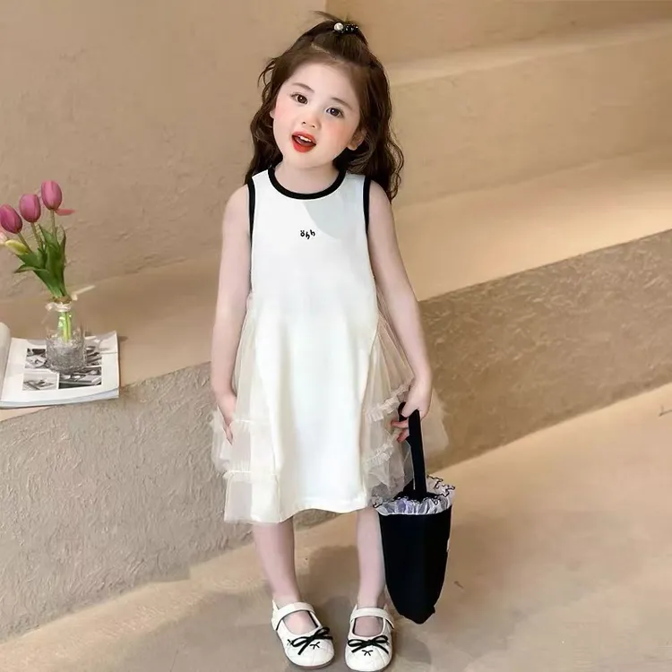 A字裙女公主风连衣裙女孩童装女宝洋气宝宝