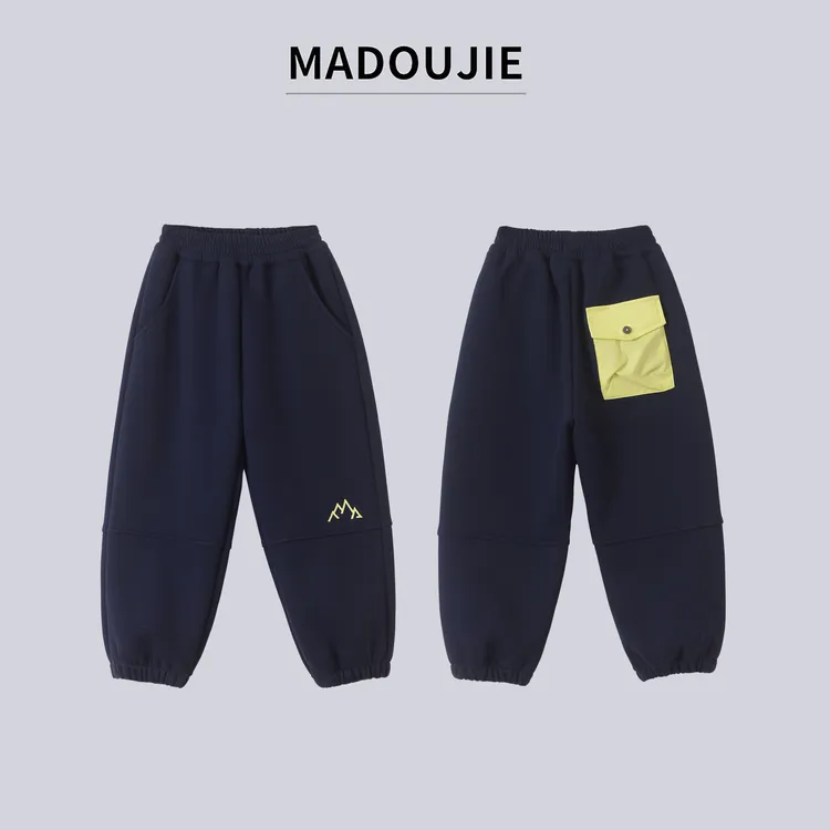 麻豆街【绿口袋】2025春秋童装新款中大童找娃儿童长裤MD5