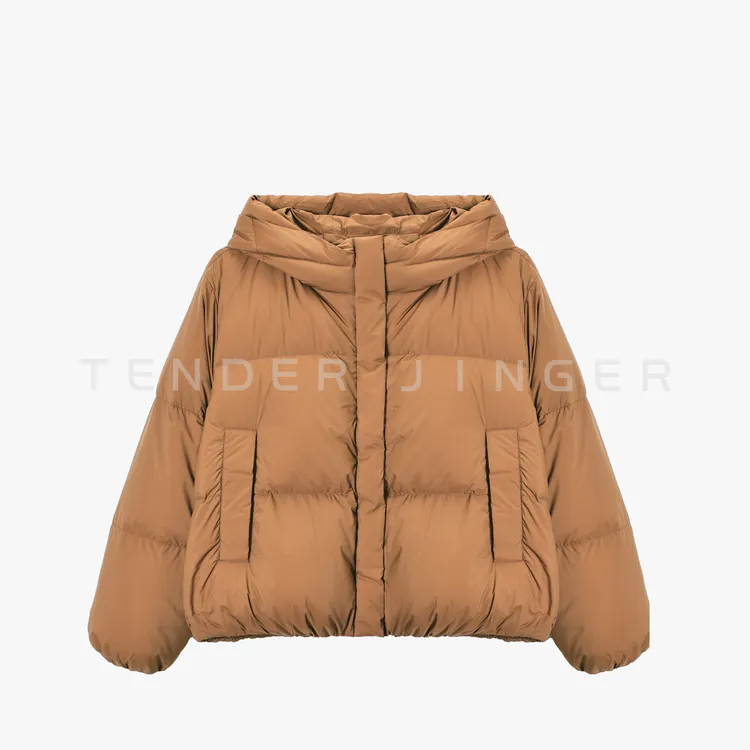 Tender Jinger｜连帽短款90浙东白鹅绒服T54MEL50741