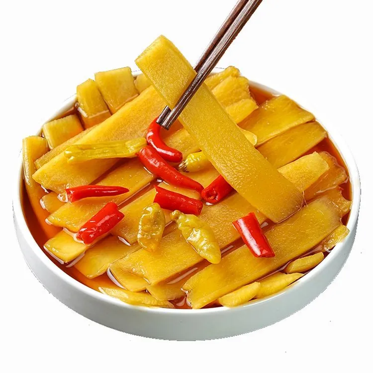 大刀萝卜皮湖南风味手工制作微辣酸甜脆爽新鲜