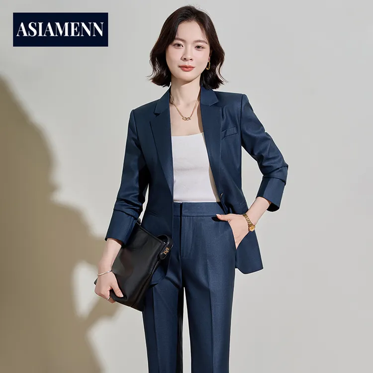 大牌西装套装女士2025春秋高档职业装经理商务正装工作服西服外套