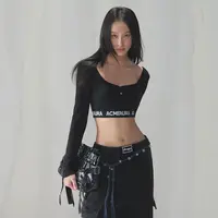 ACMEAURA秋季新款运动长袖上衣辣妹女