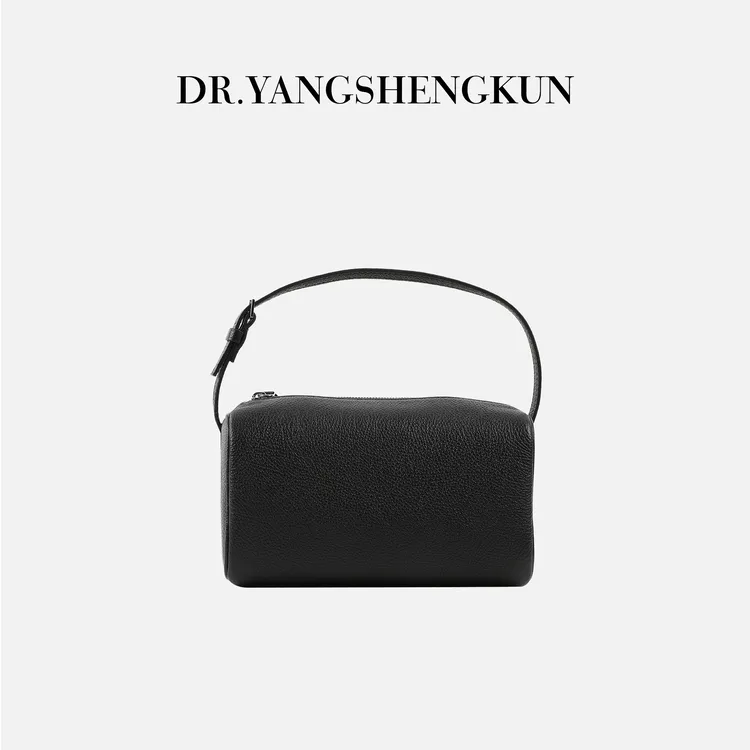 杨圣坤2025新款头层牛皮通勤法棍包极简手提包时尚小方包X254752