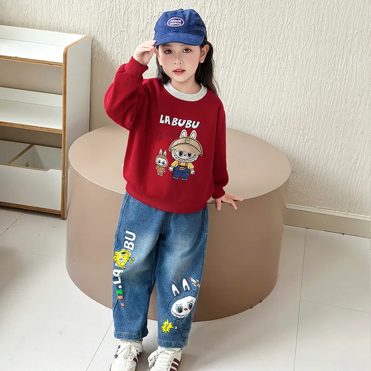 女童秋装套装春秋款超好看女宝宝小儿童时髦洋气秋季2潮4衣服6岁8