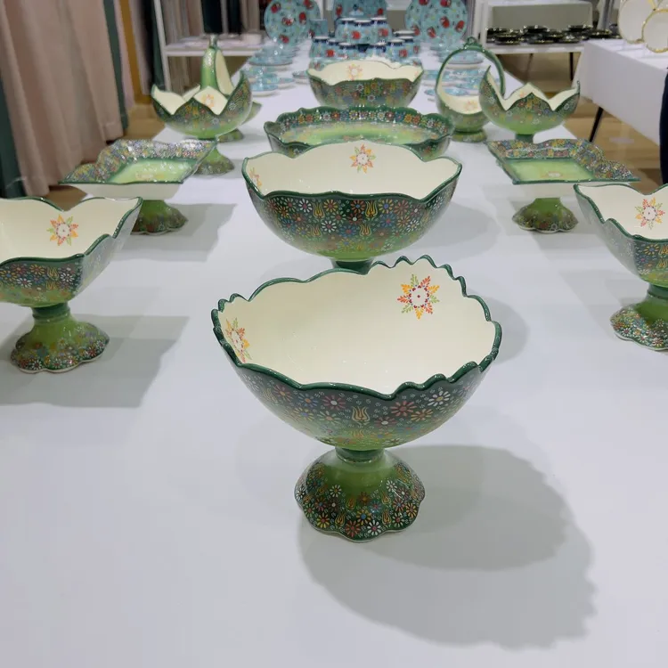 【新疆包邮】高档茶几套装13头 陶瓷创意手工高档 实用 好看     