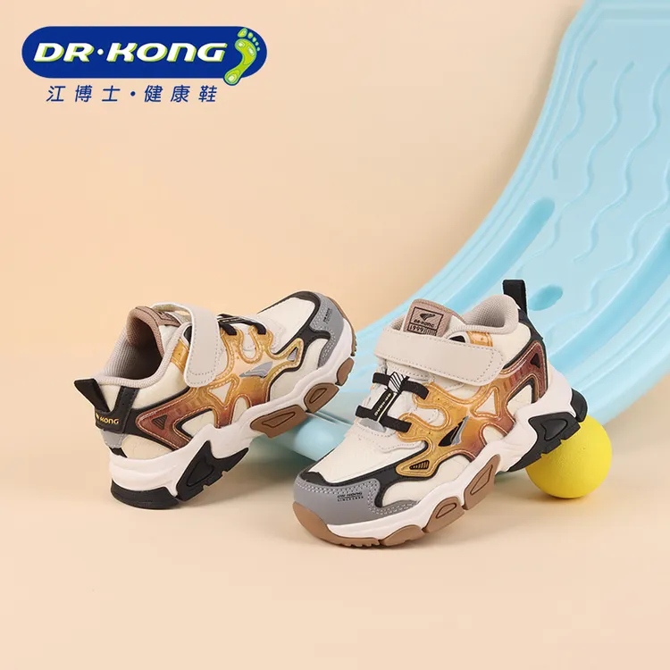 Dr.Kong/江博士童鞋冬季男童二段高帮加厚保暖防滑学步鞋B1404821