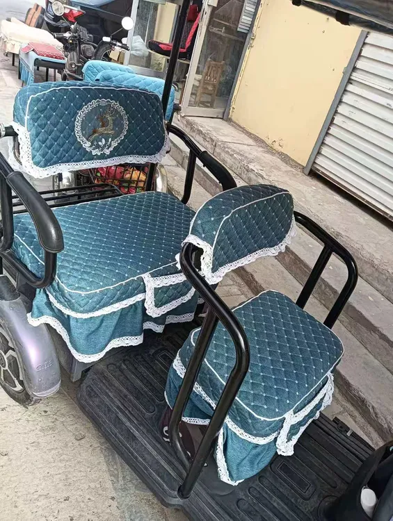 欧式老年休闲代步车通用坐垫套罩