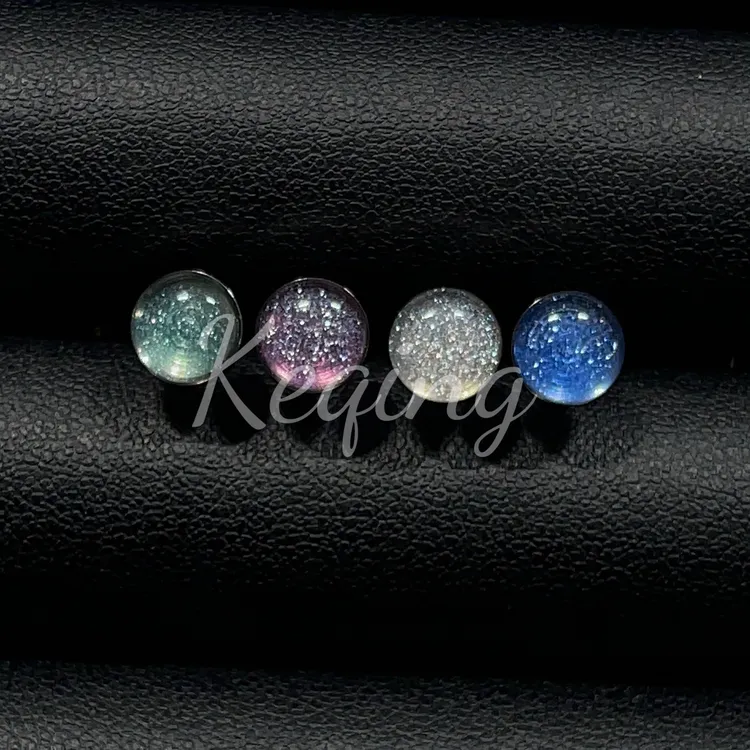 舌钉粉色小众滴油爆闪舌钉唇钉气质外螺纹舌环甜酷潮流穿刺饰品