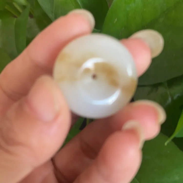 和田玉糖料平安扣