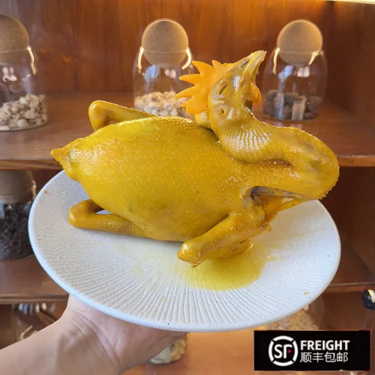 【买2送1到手3只】广式五指毛桃老鸡有嚼劲广东盐焗手撕鸡整只现做