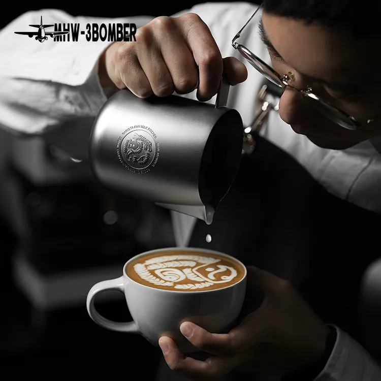 【冠军联名款拉花缸】FF拉花缸650ml奶泡缸意式咖啡