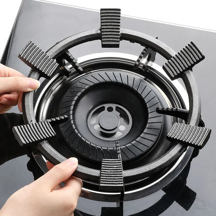 煤气灶防滑架子铸钢辅助家用防滑支架子天然气燃气灶架炉灶架通用