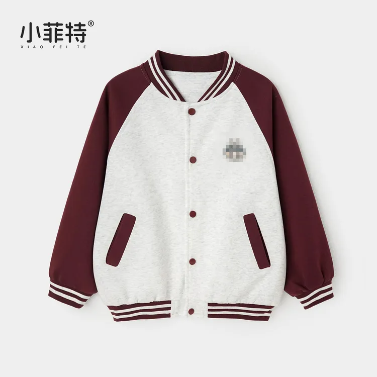 小菲特女童秋装新款休闲上衣中大童棒球服外套儿童衣服BGYQ53543