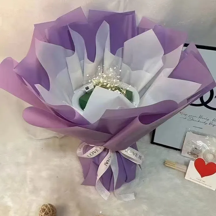 DIY手工制作半成品免包装花束壳情人节生日礼物满天星鲜花零食