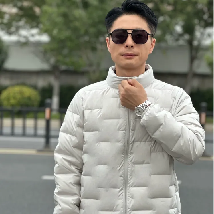 【男款立领】2025冬季新款鹅绒轻羽绒外套情侣款男款立领