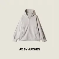“云朵套”美式松弛LA定纺科耐丽百搭廓形连帽卫衣外套FW109006-187