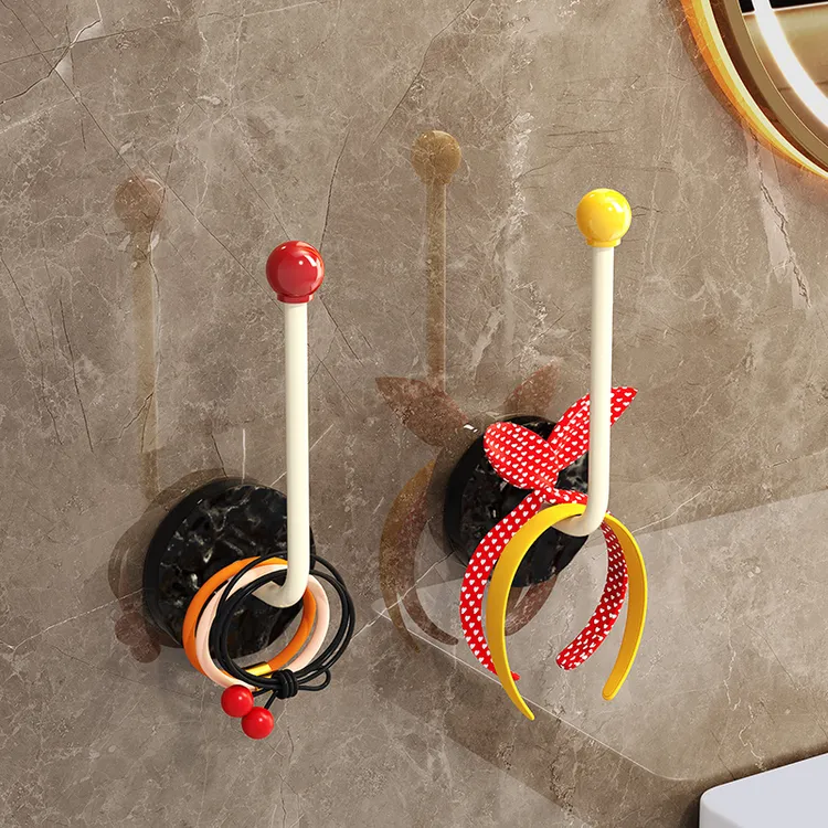 卫生间发圈发箍发绳收纳架墙上新款壁挂首饰发饰发夹皮筋头绳挂钩