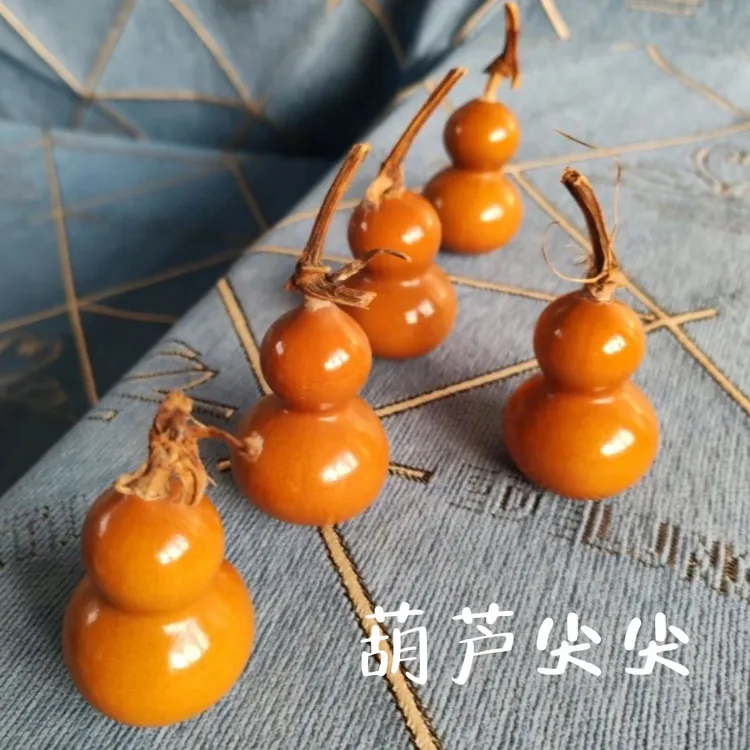 天然葫芦铁皮葫芦做旧紫皮包浆文玩特小葫芦手捻葫芦把玩葫芦精品