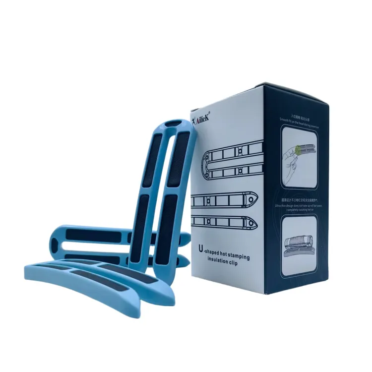 七和人隔热弧线隔热夹 烫发 隔热夹子 耐热强 韧性 便捷 工具发帖