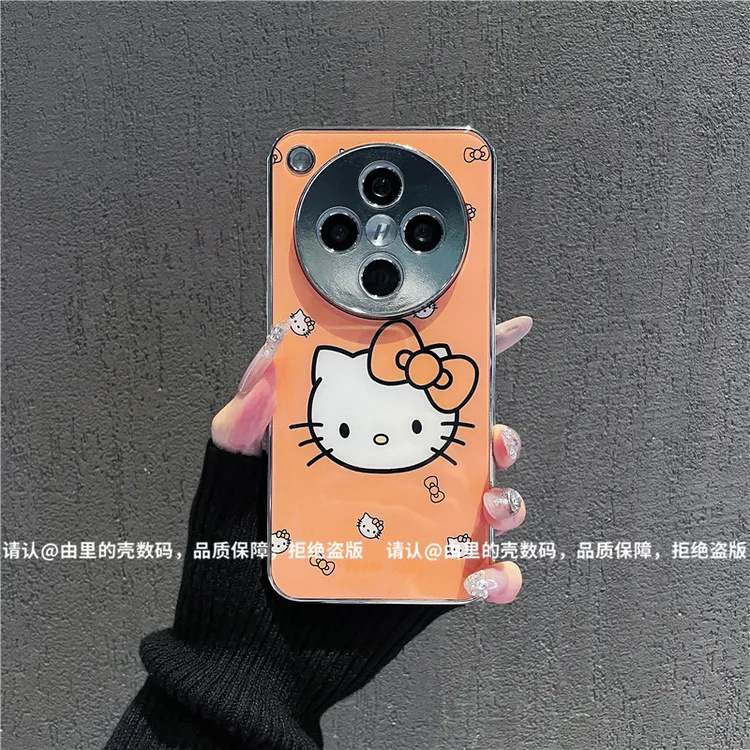 （华为Findx8系列）电镀直边玻璃壳适用华为Findx8Pro/x8S手机壳潮