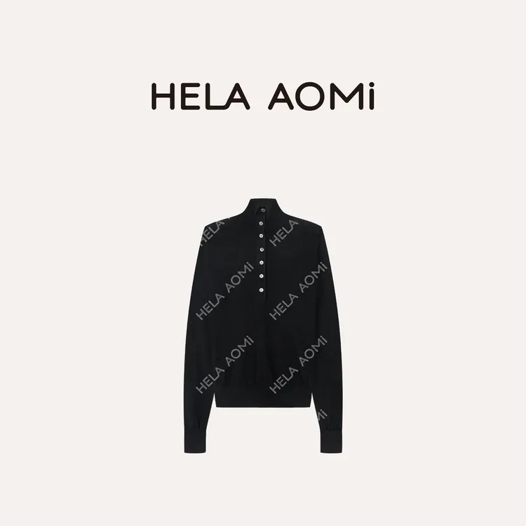 HELA AOMI “可机洗三醋精仿羊毛”软糯针织衫舒适上衣CY5CM33586
