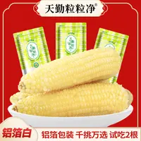 【25年头茬】天勤粒粒净白糯玉米300g*9支【有机】ZS铝箔装软糯香甜