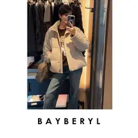 BAYBERYL老贝面包宇治*立领百搭羊毛时尚冬羽绒服YRF5E2629-9/28