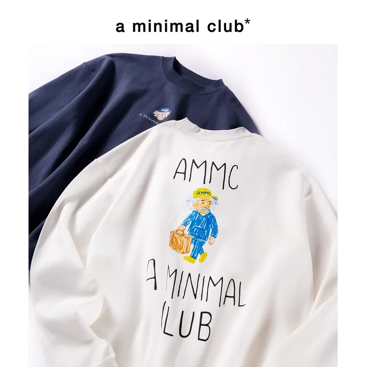 a minimal club重磅290G趣味印花长袖T恤男年轻潮流上新AM58TL03