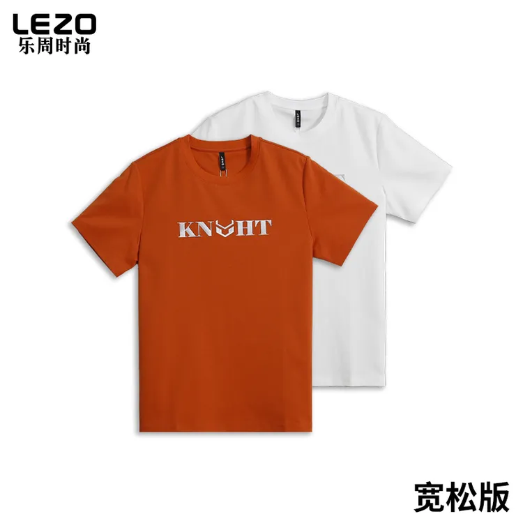 LEZO乐周时尚男装短袖圆领T恤L25234228