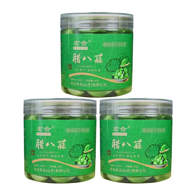 山东腊八蒜400克传统发酵/绿蒜/糖蒜/醋泡蒜/腌制蒜/下饭菜