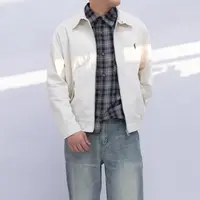 【哈灵顿水洗硬朗复古水洗夹克】5708男士休闲港式复古老钱夹克外套